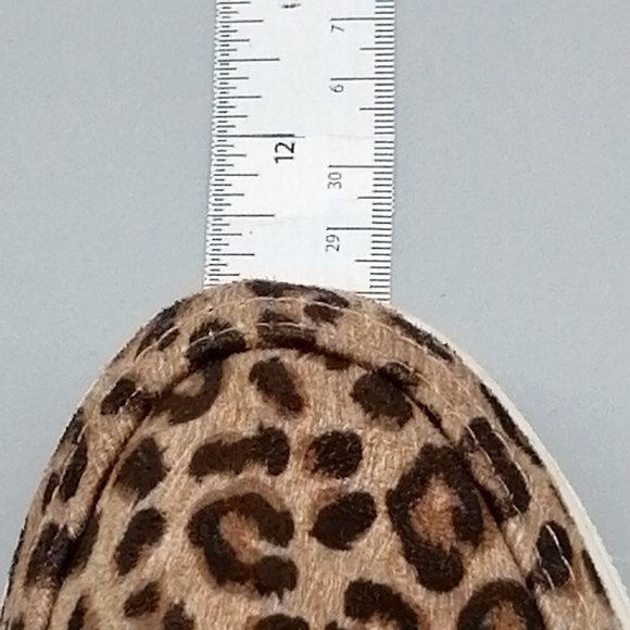 Very G Womens Ankle Boot Sneaker Brown Leopard Print Lace Side Zip Flat Heel 9 - Picture 5 of 9